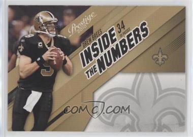 2010 Playoff Prestige - Inside the Numbers #6 - Drew Brees