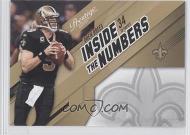 2010 Playoff Prestige - Inside the Numbers #6 - Drew Brees