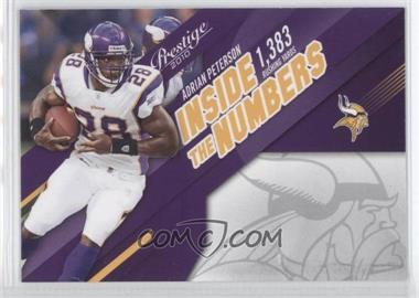 2010 Playoff Prestige - Inside the Numbers #7 - Adrian Peterson