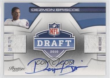 2010 Playoff Prestige - NFL Draft Class - Autographs #33 - Dezmon Briscoe