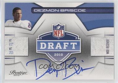 2010 Playoff Prestige - NFL Draft Class - Autographs #33 - Dezmon Briscoe