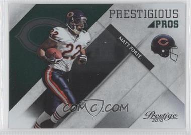 2010 Playoff Prestige - Prestigious Pros - Green #34 - Matt Forte /250