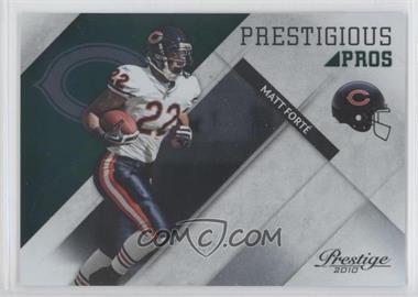 2010 Playoff Prestige - Prestigious Pros - Green #34 - Matt Forte /250