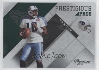 2010 Playoff Prestige - Prestigious Pros - Green #48 - Vince Young /250