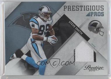 2010 Playoff Prestige - Prestigious Pros - Platinum Prime Patches #46 - Steve Smith /25