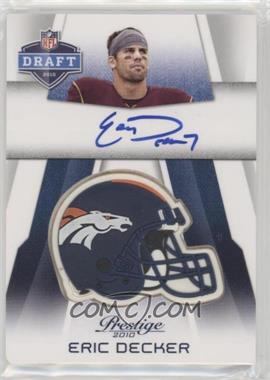 2010 Playoff Prestige - Pro Helmets Autographs #NFL-ED - Eric Decker [EX to NM]