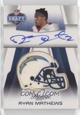 2010 Playoff Prestige - Pro Helmets Autographs #NFL-RM.2 - Ryan Mathews