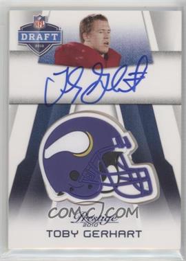 2010 Playoff Prestige - Pro Helmets Autographs #NFL-TG - Toby Gerhart