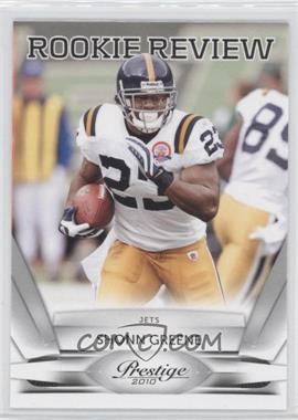 2010 Playoff Prestige - Rookie Review #7 - Shonn Greene