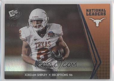 2010 Press Pass - [Base] - Reflectors #74 - National Leaders - Jordan Shipley /500