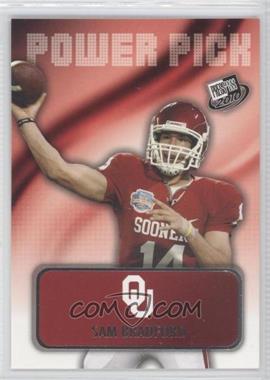 2010 Press Pass - [Base] #104 - Power Pick - Sam Bradford