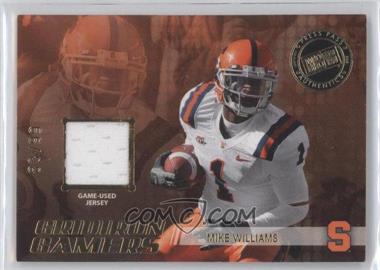2010 Press Pass - Gridiron Gamers - Gold #PP-MW - Mike Williams /99