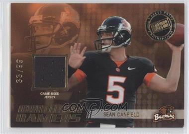 2010 Press Pass - Gridiron Gamers - Gold #PP-SC - Sean Canfield /99