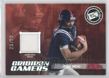 2010 Press Pass - Gridiron Gamers - Holofoil #PP-JS - Jevan Snead /50