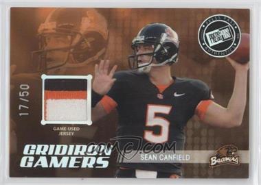 2010 Press Pass - Gridiron Gamers - Holofoil #PP-SC - Sean Canfield /50