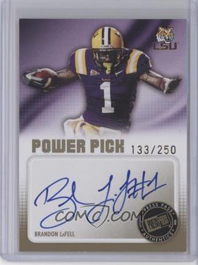 2010 Press Pass - Power Pick Autographs #PP-BL - Brandon LaFell /250