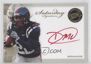 2010 Press Pass - Saturday Signatures - Gold Red Ink #SS-DM.1 - Dexter McCluster