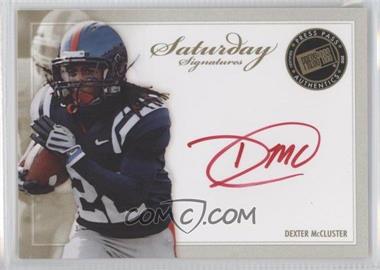 2010 Press Pass - Saturday Signatures - Gold Red Ink #SS-DM.1 - Dexter McCluster