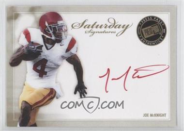 2010 Press Pass - Saturday Signatures - Gold Red Ink #SS-JM - Joe McKnight