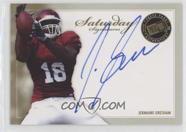 2010 Press Pass - Saturday Signatures #SS-JG - Jermaine Gresham