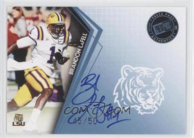 2010 Press Pass - Signings - Blue #PPS-BL - Brandon LaFell /50