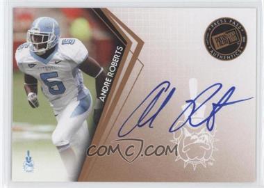 2010 Press Pass - Signings - Bronze #PPS-AR - Andre Roberts