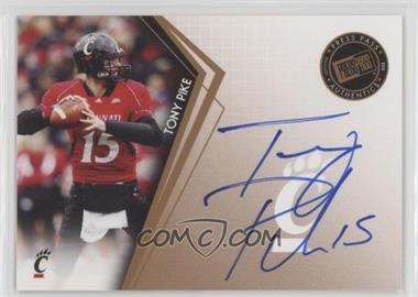 2010 Press Pass - Signings - Bronze #PPS-TP - Tony Pike