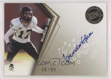 2010 Press Pass - Signings - Gold #PPS-BG - Brandon Ghee /99