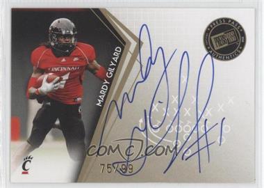 2010 Press Pass - Signings - Gold #PPS-MG - Mardy Gilyard /99