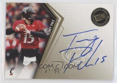 2010 Press Pass - Signings - Gold #PPS-TP - Tony Pike /99