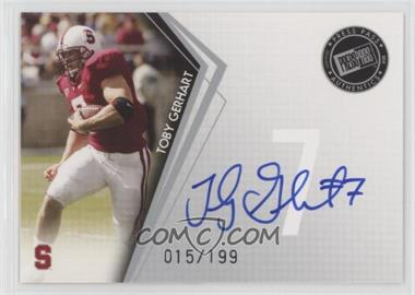 2010 Press Pass - Signings - Silver #PPS-TG - Toby Gerhart /199