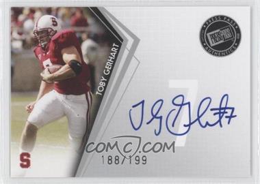 2010 Press Pass - Signings - Silver #PPS-TG - Toby Gerhart /199