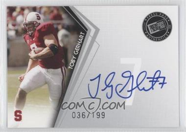 2010 Press Pass - Signings - Silver #PPS-TG - Toby Gerhart /199