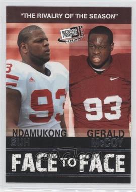 2010 Press Pass Portrait Edition - Face to Face #FF-20 - Ndamukong Suh, Gerald McCoy