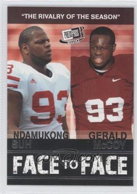 2010 Press Pass Portrait Edition - Face to Face #FF-20 - Ndamukong Suh, Gerald McCoy
