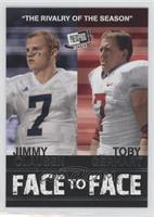 Jimmy Clausen, Toby Gerhart