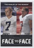 Jimmy Clausen, Toby Gerhart