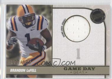 2010 Press Pass Portrait Edition - Game Day Gear - Gold #GDG-BL - Brandon LaFell /199