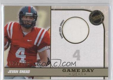 2010 Press Pass Portrait Edition - Game Day Gear - Gold #GDG-JS - Jevan Snead /199