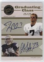 Jimmy Clausen, Golden Tate #/25