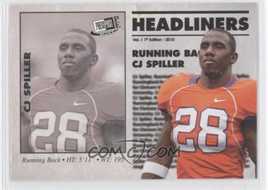 2010 Press Pass Portrait Edition - Headliners #HL-6 - C.J. Spiller