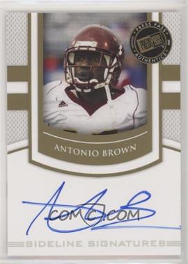 2010 Press Pass Portrait Edition - Sideline Signatures - Gold #SS-AB.1 - Antonio Brown