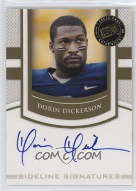 2010 Press Pass Portrait Edition - Sideline Signatures - Gold #SS-DD - Dorin Dickerson