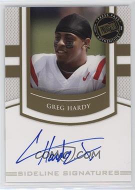 2010 Press Pass Portrait Edition - Sideline Signatures - Gold #SS-GH - Greg Hardy