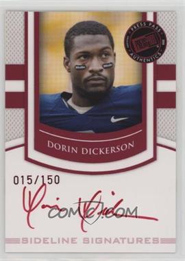 2010 Press Pass Portrait Edition - Sideline Signatures - Ruby Red Ink #SS-DD - Dorin Dickerson /150