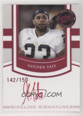 2010 Press Pass Portrait Edition - Sideline Signatures - Ruby Red Ink #SS-GT - Golden Tate /150