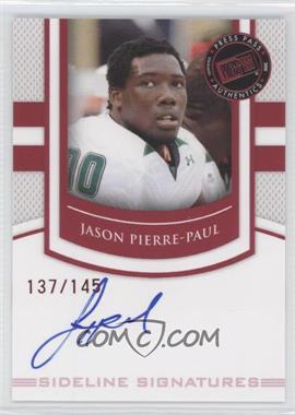 2010 Press Pass Portrait Edition - Sideline Signatures - Ruby #SS-JP - Jason Pierre-Paul /145