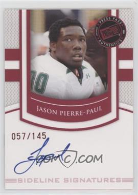 2010 Press Pass Portrait Edition - Sideline Signatures - Ruby #SS-JP - Jason Pierre-Paul /145