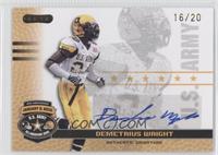 Demetrius Wright #/20