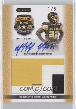 2010 Razor U.S. Army All-American Bowl - Jersey - Patch Autographs #PT-ME1 - Matt Elam /5